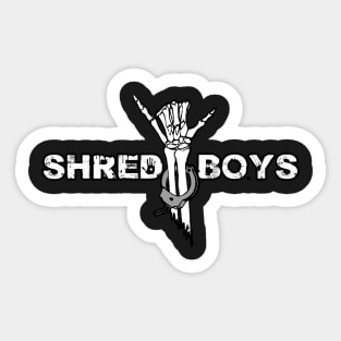 Shred Boys Logo Sticker